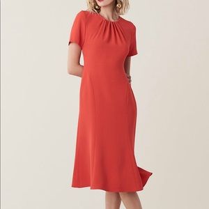 DVF Tie Back Midi Dress